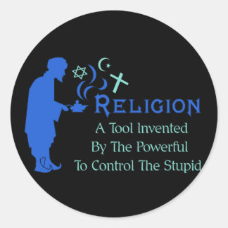 Religion Tool Classic Round Sticker