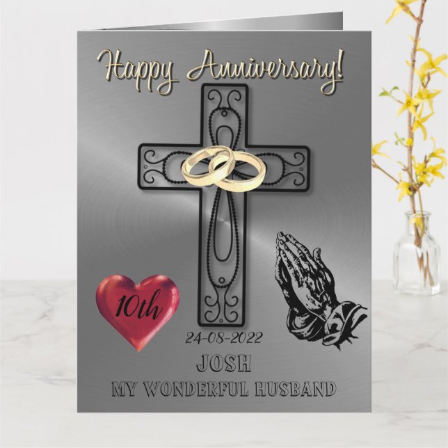 Religions Christian Anniversary Card For Husband | Zazzle religions-christian-anniversary-card-for-husband-zazzle