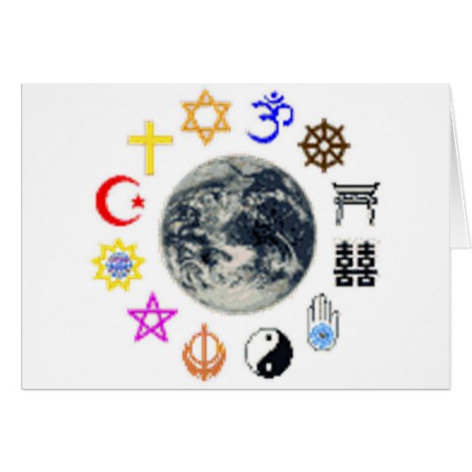 RELIGIONS of the WORLD Cards (Front Horizontal)