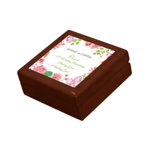 Religious 30th Wedding Anniversary Flowers Gift Box
