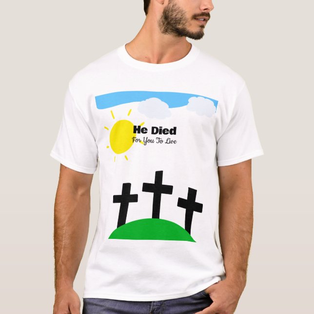 Religious 3 cross T-shirt (Front)