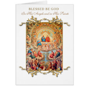 Religious ALL SAINTS DAY Catholic Feast  Cards