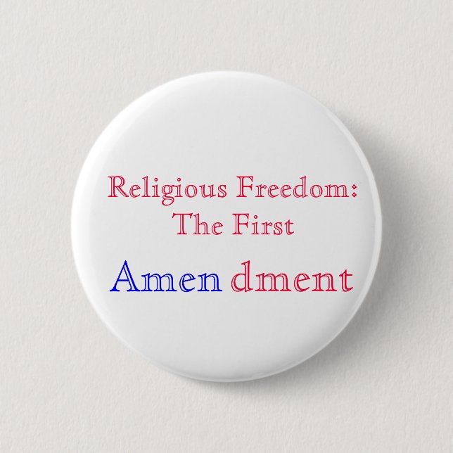 Religious Amen Button (Front)