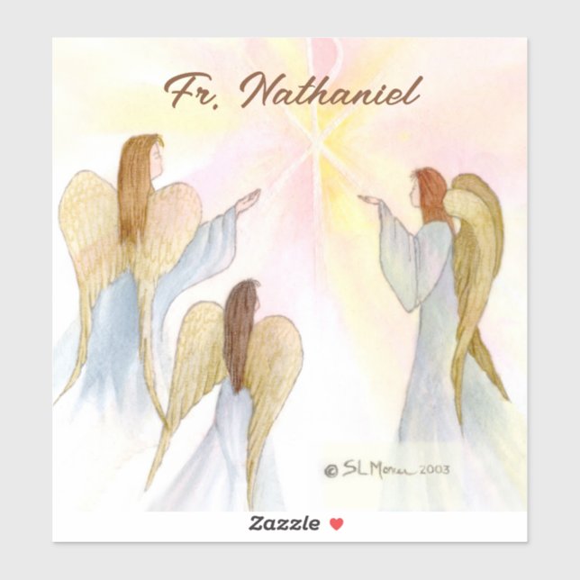 Religious Angels Personalized Sticker (Sheet)