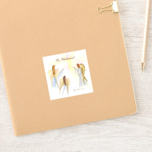 Religious Angels Personalized Sticker