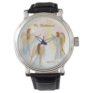 Religious Angels Personalized Watch