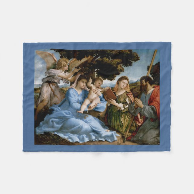 Religious Art fleece blanket (Front (Horizontal))