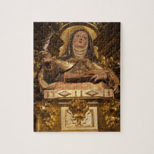 Religious art representing Santa Teresa Jigsaw Puzzle