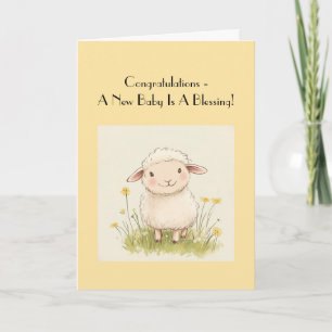 Religious Baby Shower Congratulations, Pregnancy Card