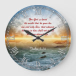 Religious Bible Quote Verse Personalizable Clock at Zazzle