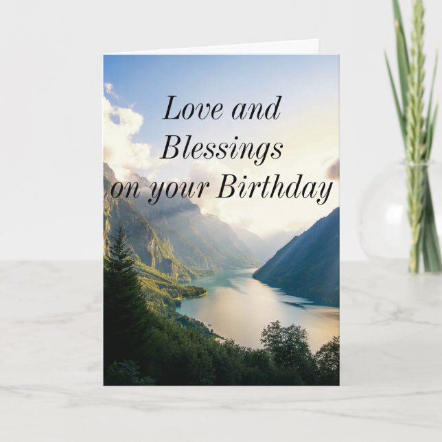 Religious Birthday Card (Front)