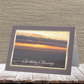 Religious Birthday Card -- Religious Blessing