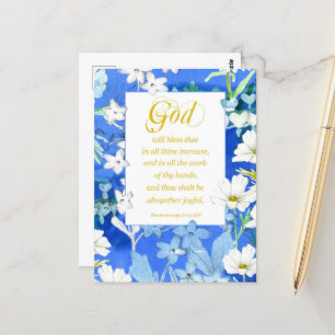 Religious Birthday Deuteronomy Bible Scripture Postcard