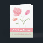 Religious Birthday Great Grandmother Blessing Card<br><div class="desc">Your great grandmother will surely appreciate this pink flower card to greet her on her birthday soon. Get this card now to send her your greetings and birthday wishes.</div>