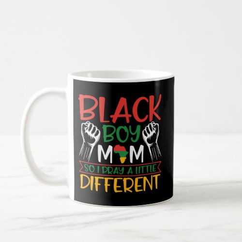 Religious Black Mom So I Pray A Little Different Coffee Mug