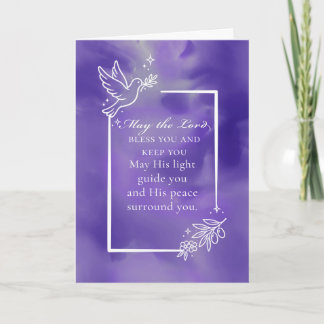 Religious Blessing May the Lord Bless and Keep You Card