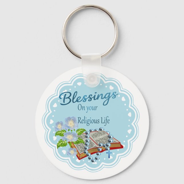 Religious blessings  keychain (Front)