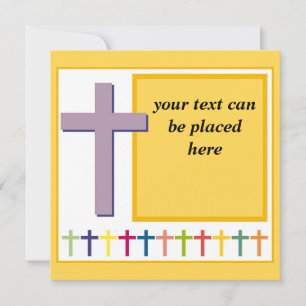 Religious Card With Customizable Text
