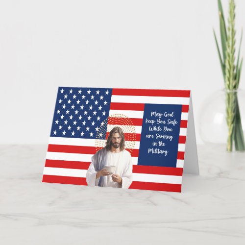 Religious Caring Card to Send to Military Person