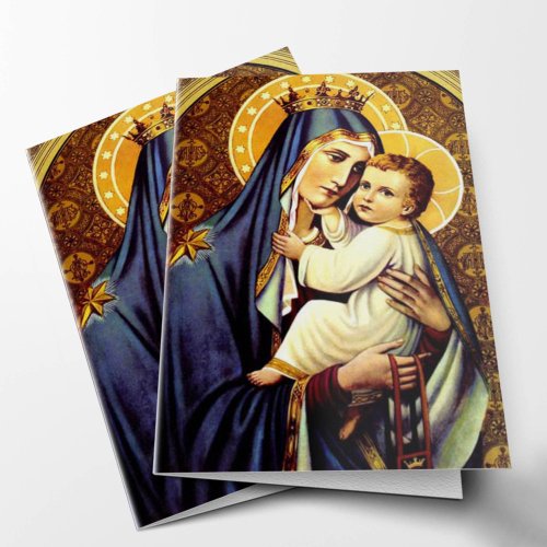 Religious Carmel Catholic Funeral Thank You Card