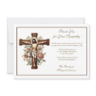 Religious Catholic Crucifix Floral religious