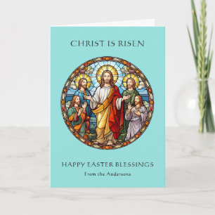 Religious Catholic Easter Jesus Resurrection Holiday Card