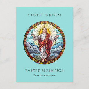 Religious Catholic Easter Jesus Resurrection Holiday Postcard