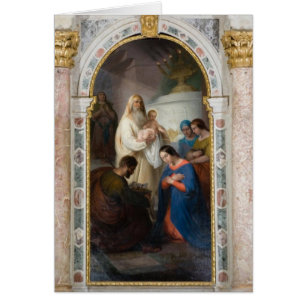 Religious Catholic Presentation Jesus Temple Cards