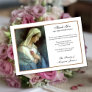 Religious Catholic Virgin Mary Condolence Thank Yo Thank You Card
