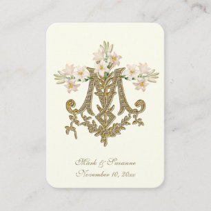 Religious Catholic Wedding Favor Holy Card