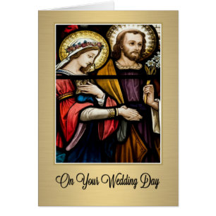 Religious Catholic Wedding Scripture Verse Cards