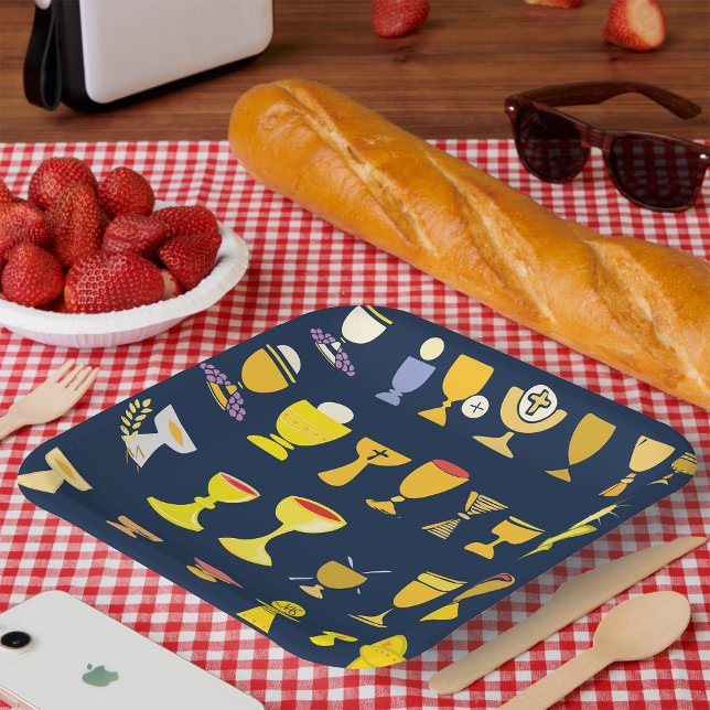Religious Chalices Paper Plates (Creator Uploaded)