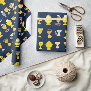 Religious Chalices Wrapping Paper