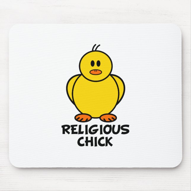 Religious Chick Mouse Pad (Front)