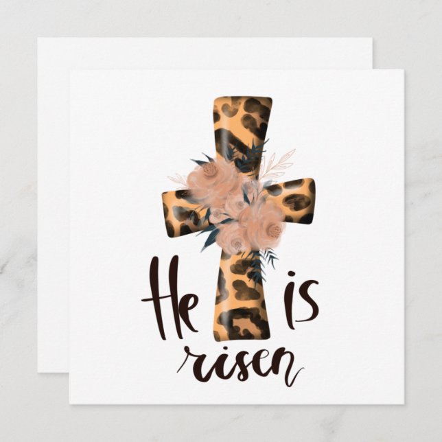 Religious Christian Baptism Invitation (Front/Back)