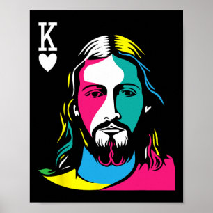 Religious Christian Believers Jesus Christ Is King Poster