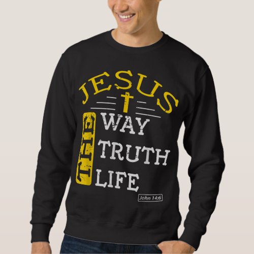 Religious Christian Bible Verse 146 Biblical Gospe Sweatshirt