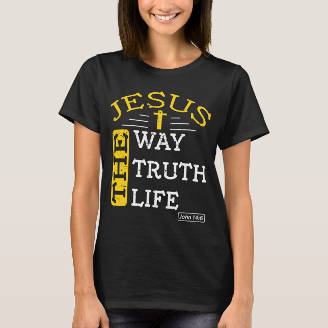 Religious Christian Bible Verse 146 Biblical Gospe T-Shirt (Front)