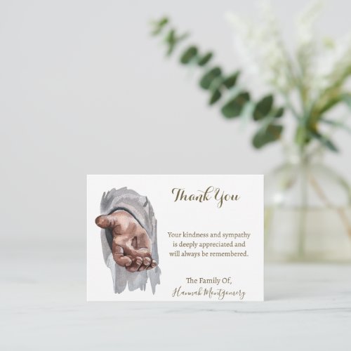 Religious Christian Catholic Thank You Card