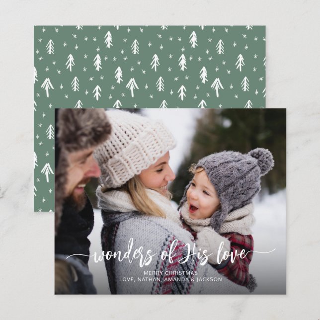 Religious Christian Christmas Holiday Card (Front/Back)