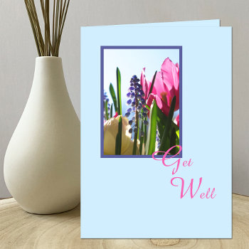 Religious Christian Get Well Card -- Flowers by KathyHenis at Zazzle
