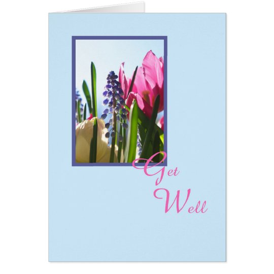 Religious Christian Get Well Card  Flowers  Zazzle.com