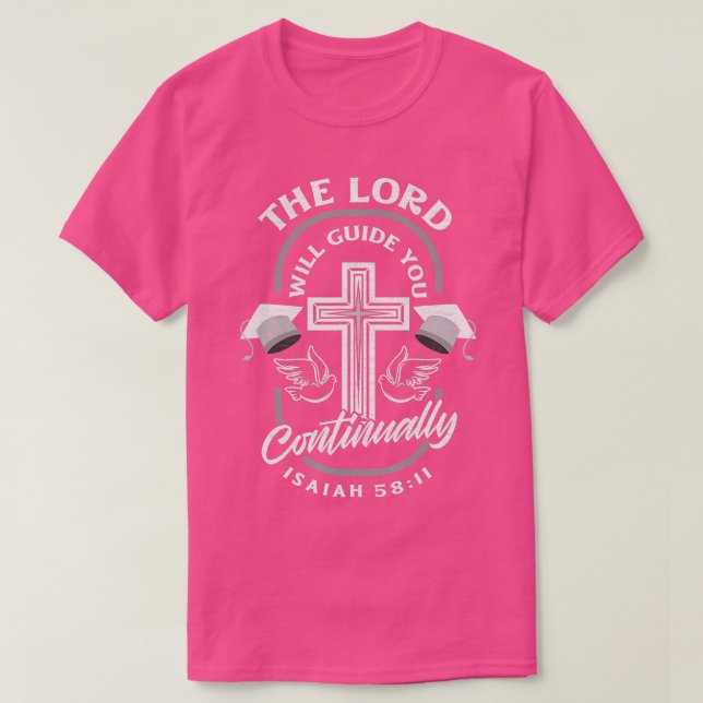 Religious Christian Graduation Christianity  T-Shirt (Design Front)