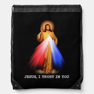 Religious Christian Jesus I Trust In You Religion  Drawstring Bag