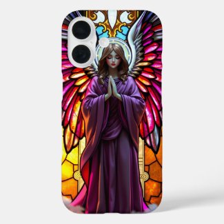 Religious Christian Stained Glass Angel