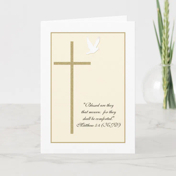 12 Sympathy Personalized Thank You Cards ~ Sunset with Cross 