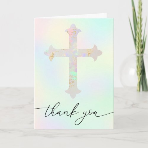 religious christian thank you card
