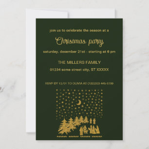 Religious Christmas, Birth of Jesus Invitation