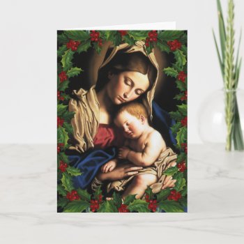 Religious Christmas Card by Xuxario at Zazzle