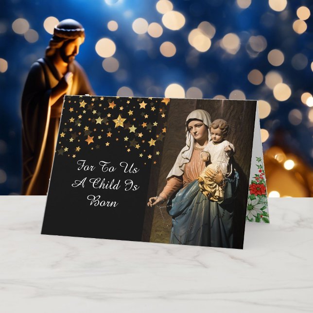 Religious Christmas Card Personalize Signature (Creator Uploaded)